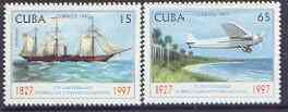 Cuba 1997 Stamp Day (Postal Services) complete perf set of 2 values unmounted mint, SG 4160-61