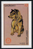 Gairsay 1984 Rotary -Dogs (Huskie) imperf deluxe sheet (£2 value) unmounted mint