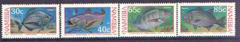 Namibia 1994 Coastal Angling complete perf set of 4 unmounted mint, SG 636-39
