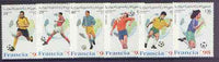 Sahara Republic 1996 France '98 Football World Cup complete perf set of 6 values unmounted mint