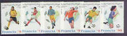 Sahara Republic 1996 France '98 Football World Cup complete perf set of 6 values unmounted mint