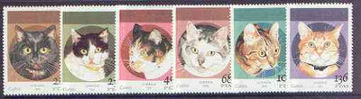 Sahara Republic 1995 Domestic Cats perf set of 6 unmounted mint