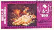 Equatorial Guinea 1975 Painting by Boucher 400ek imperf m/sheet cto used