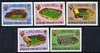 Congo 1980 World Cup Football (Stadia) set of 5 imperf singles unmounted mint (as SG 726-30)