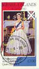 Bernera 1978 Coronation 25th Anniversary imperf souvenir sheet (£1 value) The Queen, cto used