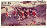 Staffa 1976 USA Bicentenary (Battle of Bunker Hill) imperf deluxe sheet (£2 value) cto used