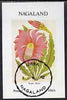 Nagaland 1972 Flowers (Epiphyllum) imperf souvenir sheet (1ch value) cto used