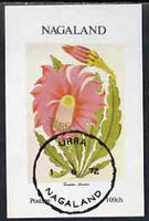 Nagaland 1972 Flowers (Epiphyllum) imperf souvenir sheet (1ch value) cto used