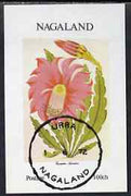 Nagaland 1972 Flowers (Epiphyllum) imperf souvenir sheet (1ch value) cto used