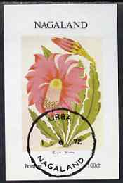 Nagaland 1972 Flowers (Epiphyllum) imperf souvenir sheet (1ch value) cto used