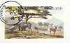 Nagaland 1972 African Wild Animals imperf souvenir sheet (1ch value) cto used