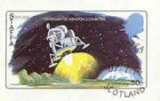 Staffa 1974 Churchill Birth Centenary (Space) imperf souvenir sheet (50p value) cto used