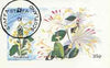 Staffa 1972 Flowers #01 - Polyanthus & Honeysuckle 35p imperf souvenir sheet cto used