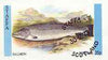 Staffa 1973 Fish #01 (Salmon) imperf souvenir sheet 35p value cto used