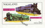 Nagaland 1974 Locomotives imperf,souvenir sheet 2ch value (Baltimore & Southern) cto used