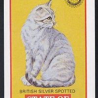 Oman 1984 Rotary - Domestic Cats imperf deluxe sheet (5R value) unmounted mint