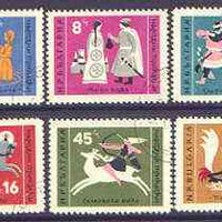 Bulgaria 1962 Bulgarian Fables perf set of 6 very fine used, SG 1266-71*