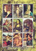 Guinea - Conakry 1998 Paintings by Leonardo Da Vinci perf sheetlet containing complete set of 9 values fine cto used