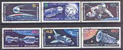 Bulgaria 1990 Space Research set of 6 fine used, SG 3717-22, Mi 3870-75*