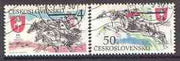 Czechoslovakia 199- Centenary of Pardubice Steeplechase set of 2 fine used, SG 3036-37*