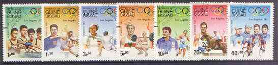 Guinea - Bissau 1983 Los Angeles Olympic Games,(1st Issues) perf set of 7 very fine used, SG 767-73, Mi 690-96*