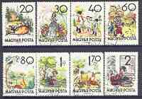 Hungary 1960 Fairy Tales (2nd series) perf set of 8 very fine cto used, SG 1702-09*