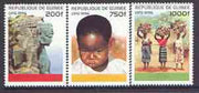 Guinea - Conakry 1996 Culture perf set of 3 unmounted mint, SG 1688-90