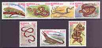 Nicaragua 1982 Reptiles perf set of 7 values unmounted mint, SG 2422-28