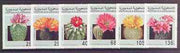 Sahara Republic 1997 Cacti complete perf set of 6 values unmounted mint