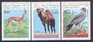 Somalia 1999 African Fauna perf set of 3 values, unmounted mint