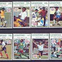 Lesotho 1994 Football World Cup perf set of 8 unmounted mint, SG 1192-99