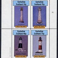 Eynhallow 1982 Lighthouses perf set of 4 values (10p to 75p) unmounted mint