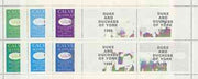 Calve Island 1986 Royal Wedding perf sheetlet of 4 opt'd Duke & Duchess of York in silver, the set of 4 progressive proofs, comprising single colour, 2-colour and two x 3-colour combinations each with opt. (16 proofs) unmounted mint