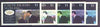 Calve Island 1986 Royal Wedding imperf souvenir sheet (£1 value) opt'd Duke & Duchess of York in silver, the set of 5 progressive proofs, comprising single colour, 2-colour, two x 3-colour combinations plus completed design each w……Details Below