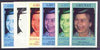 Grunay 1986 Queen's 60th Birthday imperf souvenir sheet (£1 value) the set of 6 progressive proofs comprising single colour, 2-colour, three x 3-colour combinations plus completed design (6 proofs) unmounted mint
