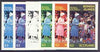 Bernera 1986 Queen's 60th Birthday imperf deluxe sheet (£2 value) the set of 6 imperf progressive proofs comprising single colour, 2-colour, three x 3-colour combinations plus completed design (6 proofs) unmounted mint
