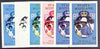 Staffa 1986 Queen's 60th Birthday imperf deluxe sheet (£2 value) the set of 6 progressive proofs comprising single colour, 2-colour, three x 3-colour combinations plus completed design (6 proofs) unmounted mint