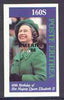 Eritrea 1986 Queen's 60th Birthday imperf souvenir sheet (160s value) with AMERIPEX opt in black unmounted mint