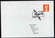 Postmark - Great Britain 2002 cover with West Malling cancel illustrated with Spitfire