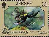 Jersey 1988 Underwater Exploration 31p from Operation Raleigh set, unmounted mint SG 456