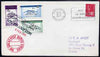 Great Britain 1971 Postal Strike cover to France bearing set of 3 Stroma 'EUROPA 1963' Fish values overprinted 'Emergency Strike Post, International Mail' with Stroma obliterated, various cachets plus French 50c stamp cancelled Le Havre