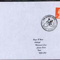 Postmark - Great Britain 2002 cover with Games 2002, Belfast cancel illustrated with Cyclist