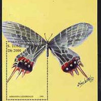 St Thomas & Prince Islands 1995 Butterflies perf m/sheet unmounted mint