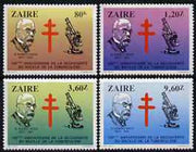 Zaire 1983 Centenary of Discovery of Tubercle Bacillus by Dr Koch set of 4 unmounted mint, SG 1153-56