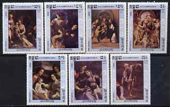 Kampuchea 1984 450th Death Anniversary of Correggio (artist) perf set of 7 unmounted mint, SG 578-84