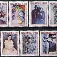 Nicaragua 1982 Paintings perf set of 7 unmounted mint, SG 2379-85