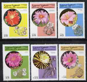 Sahara Republic 1998 Cacti complete set of 6 values unmounted mint