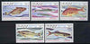 Sahara Republic 1991 Fish complete perf set of 5 values unmounted mint