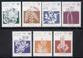 Sahara Republic 1992 Flowers, the 7 values from def set unmounted mint