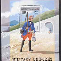 Somalia 1997 Military Uniforms perf m/sheet unmounted mint